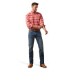 ARIAT DAVON CLASSIC CAYENNE PRINT - MENS SHIRT  - 10043696