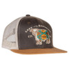LAZY J RANCH WEAR BROWN & PUTTY  APACHE HEREFORD - HATS CAP  - BRNPTY4LJAPACHE