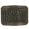 ATTITUDE BY MONTANA SILVERSMITHS DALE BRISBY JUST RODEOIN - ACC BUCKLE  - A925CDB