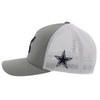 HOOEY DALLAS COWBOYS GREY WHITE MESH - HATS CAP  - 7264GYWH