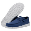 HEY DUDE WALLY SLUB CANVAS TRUE BLUE - FOOTWEAR MEN'S  - 40009-428