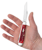 CASE TRAPPER DARK RED BONE CV - ACC KNIVES  - 31950