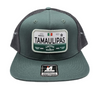 CACTUS RANCH TAMAULIPAS LICENSE PLATE GREEN - HATS CAP  - TAMGRNBLK