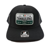 CACTUS RANCH TAMAULIPAS LICENSE PLATE BLACK - HATS CAP  - TAMBLKGRY