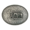 MONTANA SILVERSMITHS CHRISTIAN COWBOY ATTITUDE - ACC BUCKLE  - 61304