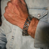 MONTANA SILVERSMITHS LARGE CUBAN LINK BRACELET - ACCESSORIES JEWELRY BRACELET - BC5497
