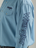 WRANGLER TEAM LOGO DUSTY AQUA - MENS SHIRT  - 112327778