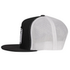 LAZY J RANCH WEAR CATTLE HEADQUARTERS BLACK 4" - HATS CAP  - BLKWHT4WILL