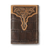 ARIAT TRIFOLD CROC FLORAL EMBOSSED - ACCESSORIES WALLET  - A3552902