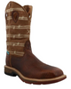 TWISTED X BARBWIRE BROWN ALLOY TOE - BOOT MENS WORK - MXBAW05