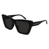 ALEXANDER MCQUEEN BLACK STUD CAT-EYE - SUNGLASS ALEXANDER MCQUEEN  - AM0361S-005