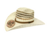 JUSTIN  BR BARREL  IV BROWN - HAT STRAWS  - JS3456BARL44