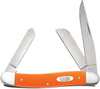 CASE MEDIUM STOCKMAN SMOOTH ORANGE - ACC KNIVES  - 80509