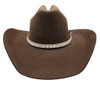 CACTUS RANCH BROWN WITH SQUARE STONES - HATS ADD-ONS  - HB1009BR