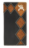 HOOEY BROWN DIAMOND PATCH WORK - ACCESSORIES WALLET  - RW004-BKBR