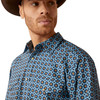 ARIAT GORDY CLASSIC FIT BLUE PRINT - MENS SHIRT  - 10046529