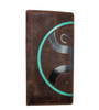 HOOEY BROWN EMBOSSED LEATHER RODEO - ACCESSORIES WALLET  - HW029-BRBK