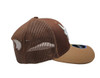 LOST CALF 3D LOGO BROWN TAN WHITE LOG - HATS CAP  - CUNA