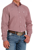 CINCH RED GEOMETRIC PRINT - MENS SHIRT  - MTW1105621