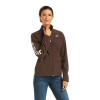 ARIAT TEAM LOGO BROWN COFFEE BEAN - LADIES JACKET  - 10037395