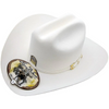 LARRY MAHAN 6X REAL WHITE - HAT FELTS  - MF0665REAL4018