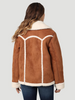 WRANGLER TAN RETRO BARN COAT - LADIES JACKET  - 112335508