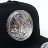 EL VIEJON PLATA PURA BLACK FLAT - HATS CAP  - PLATA PURA BLACK FLAT