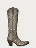 CORRAL BEIGE DISTRESSED GLITTER - BOOT LADIES  - A4345