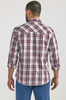 WRANGLER RED AND WHITE PLAID - MENS SHIRT  - 112337993