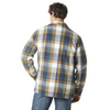 WRANGLER BLUE SPRUCE PLAID SHIRT JACKET - MENS JACKET  - 112335729