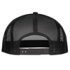 LAZY J RANCH WEAR BLACK PATCH LOGO - HATS CAP  - BLKBLK4ARR