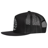 LAZY J RANCH WEAR BLACK PATCH LOGO - HATS CAP  - BLKBLK4ARR