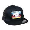 LAZY J SERAPE ELEVATION PATCH BLACK - HATS CAP  - BLKBLK4SV