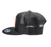 RED DIRT RAW HIDE BLACK 5 PANEL - HATS CAP  - RDHC397