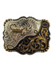 MONTANA SILVERSMITHS TWO TONE MEDIUM SCORPION - ACC BUCKLE  - 35410YG-640M