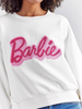 WRANGLER BARBIE HOT PINK LOGO - LADIES SWEATSHIRT  - 112344810