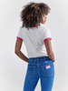 WRANGLER BARBIE LOGO PINK RINGER - LADIES TEE  - 112344847