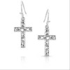 MONTANA SILVERSMITHS HEARTFELT FAITH CROSS - ACCESSORIES JEWELRY EARRINGS - ER5699