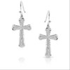 MONTANA SILVERSMITHS WESTERN MOSAIC CROSS - ACCESSORIES JEWELRY EARRINGS - ER5688