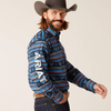 ARIAT TEAM LOGO CHANDLER BLUE - MENS SHIRT  - 10047348