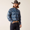 ARIAT TEAM LOGO CHANDLER BLUE - MENS SHIRT  - 10047348