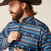ARIAT TEAM LOGO CHANDLER BLUE - MENS SHIRT  - 10047348