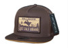 LOST CALF BULLRIDER PATCH BROWN - HATS CAP  - BULLRIDER FLAT