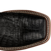 JUSTIN  HAGGARD BLACK CAIMAN - BOOT MENS WESTERN - GR5705