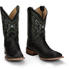 JUSTIN  HAGGARD BLACK CAIMAN - BOOT MENS WESTERN - GR5705