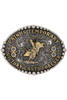 ATTITUDE BY MONTANA SILVERSMITHS PAIN IS TEMPORARY BULL RIDING - ACC BUCKLE  - A829