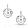 MONTANA SILVERSMITHS HALOED FIRST STAR EARRINGS - ACCESSORIES JEWELRY EARRINGS - ER4195RG