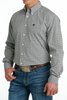 CINCH GRAY GEOMETRIC PRINT - MENS SHIRT  - MTW1105647