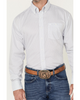 WRANGLER WHITE PRINT RELAXED FIT - MENS SHIRT  - 112337432