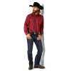ARIAT NORWIN CLASSIC TIBETAN RED - MENS SHIRT  - 10047386